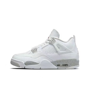 <span class=keywords><strong>Chaussures</strong></span> de basketball <span class=keywords><strong>AJ4</strong></span> White Sail Electric Green Black-Red-White Cement Paris Saint-Germain légères, respirantes et à amorti d'air - Product Image 4