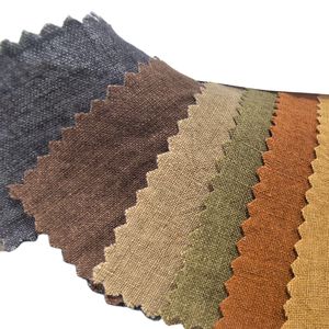 Tissu en lin lavé en <span class=keywords><strong>pierre</strong></span> organique 160gsm tissu naturel uni teint en fil de poids moyen - Product Image 4