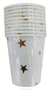 Service de table en papier, assiettes à dessert, gobelets jetables, articles de fête, fête étoilée, <span class=keywords><strong>anniversaire</strong></span> d'enfant, transport, Kaile, <span class=keywords><strong>adulte</strong></span>, or - Product Image 6