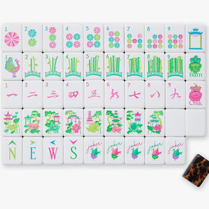 Customized Luxury American Acrylic <b>Mahjong</b> <b>Set</b> 166 160 Tiles Travel <b>Mahjong</b> Singapore <b>Mahjong</b> - Product Image 1