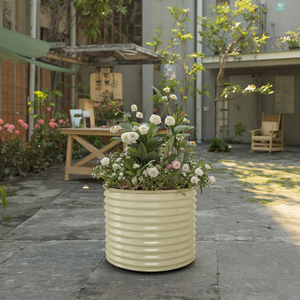 Grand ensemble de <span class=keywords><strong>jardinière</strong></span> en métal galvanisé de <span class=keywords><strong>haute</strong></span> qualité Design classique utilisation intérieure/extérieure maison salon pépinière jardin grande taille de kit - Product Image 4