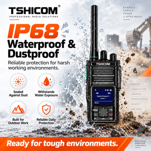 วิทยุสื่อสารแบบมือถือ UHF VHF ระยะไกล กันน้ำ IP68 สำหรับธุรกิจ ก่อสร้าง รักษาความปลอดภัย ฉุกเฉิน และงานอีเว้นท์ - Product Image 4