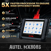Tienda Oficial Autel, Escáner OBD2 MaxiCheck Maxis MX808S, Prueba Activa, Más de 28 Servicios, Diagnóstico Completo OE, Autoauth FCA, ABS, Altar MX808