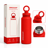 Botella de Agua de Acero Inoxidable de 32oz al por Mayor con Tapa Magnética para Soporte de Teléfono, Boca Ancha y Antiderrames, Ideal para Sets de Regalo Promocionales