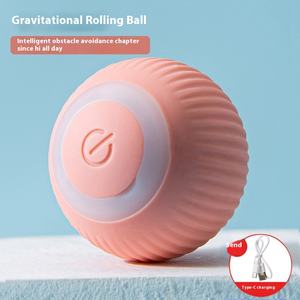 Kediler köpekler için sıcak satış interaktif otomatik kapalı oyun oyuncak kendi kendine hareket eden top ile avcılık Instinct uyarır sıkıntı giderir - Product Image 3