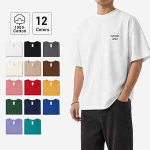 First Class Quality Cotton Custom Logo Men Printing Custom T Shirt Printing <b>Plain</b> Oversized <b>Tshirt</b> For Men - Product Image 1