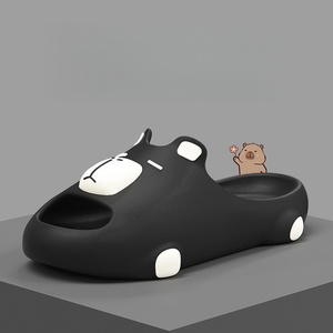 Pantoufles confortables de grande taille à semelle épaisse, douces, écologiques, antidérapantes, élégantes, pour l'intérieur et l'extérieur, pantoufles en fourrure - Product Image 5