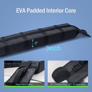 New Arrival Universal Kayak SUP Soft Roof Rack Pads Kayak Carrier Canoe <strong>Accessories</strong> for <strong>Car</strong> Surfboard - Product Image 3