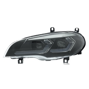 ชุดไฟหน้าสำหรับรถยนต์รุ่นปี 07-13 E70 แบบดัดแปลงใหม่ ไฟ LED 12V พร้อมเลนส์ไฟวิ่งกลางวันและไฟเลี้ยวแบบไหล ช่วยเพิ่มการมองเห็น - Product Image 4