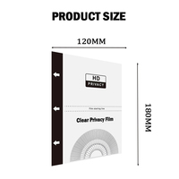 OEM & ODM 120x180mm Anti Peep Spy Privacy TPU Films souples Feuille de protection d'écran à couverture complète pour machine de découpe de protection d'écran