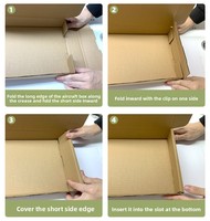 Hochwertige Wellpappe-Kartons, Extra Harte Rechteckige Express-Boxen, Farbenfrohe E-Commerce-Verpackungen, Anpassbar und Großhandel