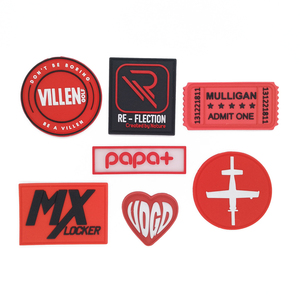 Écusson en caoutchouc Logos personnalisés Écussons en PVC Écussons en PVC souples 3D personnalisés Écussons en caoutchouc en PVC - Product Image 6