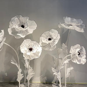 Flores artificiales gigantes para decoración de escenario de boda al por mayor, flor <span class=keywords><strong>gigante</strong></span> grande para decoración de eventos de boda - Product Image 2