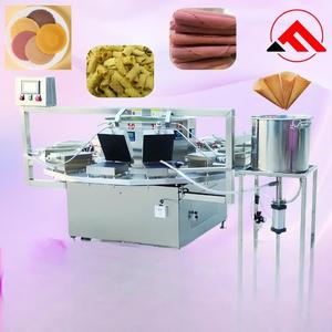 Macchina per Wafer a Spirale, Grande Capacità, Produzione di <span class=keywords><strong>Massa</strong></span>, Forma Personalizzata, Produzione Automatica di Snack, Nuova e Facile da Usare, per Pizza - Product Image 4