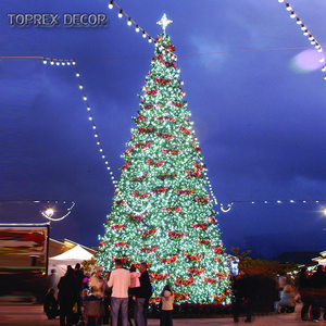 12 피트 거대한 야외 조명 외부 광장 장식 새해 크리스마스 장식 크리스마스 트리 조명과 장식 - Product Image 6