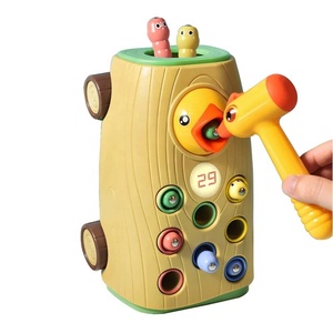 Niño educación temprana contando color cognición juguete pájaro carpintero atrapando <span class=keywords><strong>gusano</strong></span> juego <span class=keywords><strong>martillo</strong></span> whack-a-mole juego con luz y música - Product Image 1