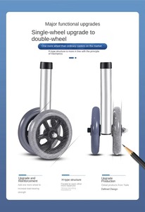 อุปกรณ์ช่วยเหลือในการเดินสำหรับผู้สูงอายุสามารถปรับความสูงได้ - Product Image 4