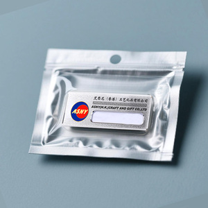 Nhà máy tùy chỉnh có thể thay thế kim loại thẻ tên ID phù hiệu hoán đổi cho nhau thẻ giấy chèn laser logo hoặc Đầy đủ màu sắc in có sẵn - Product Image 6