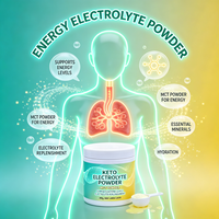 Poudre d'électrolytes Keto MCT OEM ODM pour le soutien de la cétose et l'hydratation, personnalisable