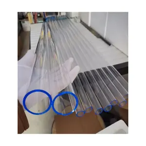 customized Heat Resistant polished silica pipes Block UV quartz glass tube