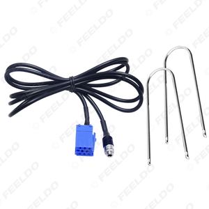 Câble adaptateur jack femelle 3,5 mm pour <span class=keywords><strong>autoradio</strong></span> AUDI <span class=keywords><strong>VW</strong></span> Passat Polo Bora avec outil à 2 touches, fil radio - Product Image 1