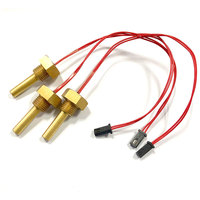 Sonda de Temperatura NTC con Rosca de Latón G1/4 para Cafetera/Máquina, Cable de PVC Impermeable, Sensor de Alta Temperatura, Venta al Por Mayor