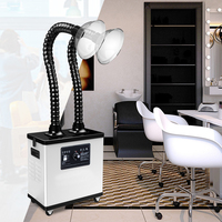 Équipement de salon de beauté Salon de coiffure Extracteur d'odeurs Extracteur de fumée et de fumée avec un bras pour l'extension de cils de poussière de salon de manucure