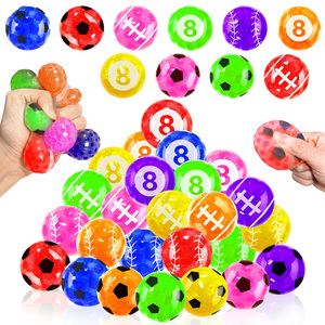 TPR <b>Squeeze</b> Stress <b>Ball</b> Colorful Round Soft Stress Relief <b>Ball</b> Hand Grip Anxiety <b>Ball</b> for Adults Kids - Product Image 6