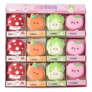 Juego creativo de notas adhesivas de papel, blocs de notas con forma de animal de comida bonita, papelería portátil para suministros de toma de notas frescas - Product Image 4
