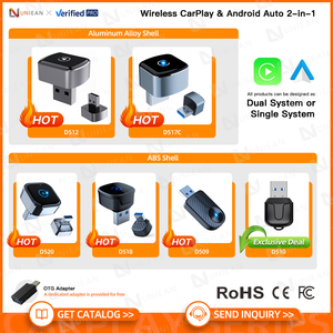 Adaptateur <span class=keywords><strong>CarPlay</strong></span> 2 en 1 UNIEAN Factory, Android Auto sans fil, adaptateur USB <span class=keywords><strong>CarPlay</strong></span> sans fil, adaptateur WiFi, prise de type C pour voiture, <span class=keywords><strong>iPhone</strong></span> - Product Image 6