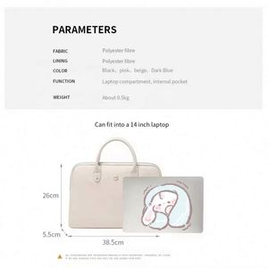 Sac pour ordinateur portable 13-14 pouces pour femme, modèle 2024, en promotion, certifié BSCI, avec coussin intégré pour le bureau et les voyages - Product Image 2