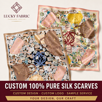 Élégant foulard 100% soie de mûrier 70x70cm carré sergé avec logo personnalisé motif cheval pour femme, accessoire de cou et de cheveux, échantillon disponible, OEM