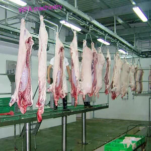 Complete Slaughter Equipment Pig Abattoir Slaughterhouse Butcher Machine Line With Meat Fast Frozen System