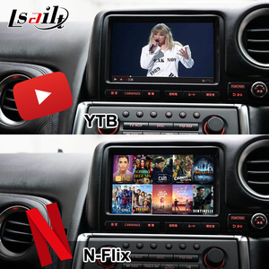 Lsailt Android 13 HD màn hình cho GT-R Gtr R35 2008-2017 CBA dBA OEM nâng cấp với không dây Carplay, <span class=keywords><strong>Youtube</strong></span>, Netflix, khe cắm Sim - Product Image 4