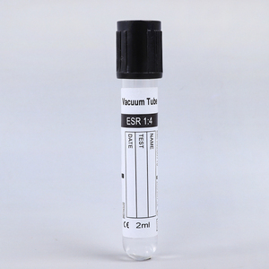 Consommables médicaux à bas prix <span class=keywords><strong>Tube</strong></span> de prélèvement sanguin sous vide à tête noire à usage unique - Product Image 5