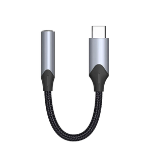 <span class=keywords><strong>Adaptador</strong></span> de Audio de 3.5mm Hembra <span class=keywords><strong>a</strong></span> <span class=keywords><strong>USB</strong></span> Tipo-C Macho, 10cm, Gris - Conecta Auriculares <span class=keywords><strong>a</strong></span> Dispositivos <span class=keywords><strong>USB</strong></span>-C para Escuchar Música - Product Image 1