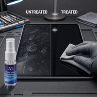 Protecteur d'écran liquide de qualité industrielle A1, nano micro-silice, essence céramique invisible modifiée anti-rayures, Guangdong