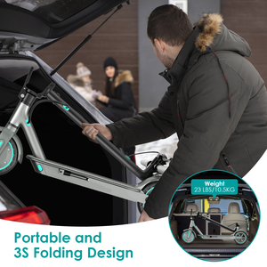 Patinete Eléctrico Plegable con Velocidad de 25 km/h y 250 W para la UE, <span class=keywords><strong>E</strong></span>-<span class=keywords><strong>Scooter</strong></span> Rápido para Adultos con Neumáticos de 8.5 Pulgadas y Aplicación Inteligente - Product Image 3