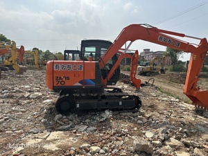 Miniexcavadora HITACHI ZX70 usada, excavadora de 7 toneladas, 1 año de garantía, llave móvil pequeña sobre orugas, incluido el cojinete de engranaje de la bomba del Motor - Product Image 6