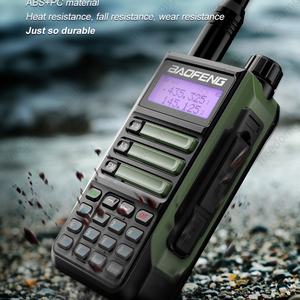 Walkie Talkie UV16 de 5W, Portátil, Bidireccional, 3-10km, VHF/UHF, 128 Canales, Tri-Banda, Batería de Iones de Litio, 252g, Inglés - Product Image 3