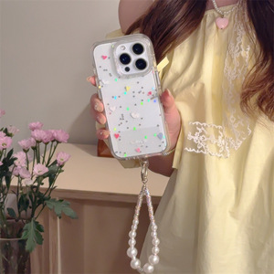เคสโทรศัพท์ลายหัวใจสำหรับสาวๆ สำหรับ iPhone 17 <span class=keywords><strong>Pro</strong></span> <span class=keywords><strong>Max</strong></span> เคสบางพิมพ์ลายสำหรับผู้หญิง พร้อมสายคล้องมือ สำหรับ Apple 17 16 15 14 13 <span class=keywords><strong>12</strong></span> - Product Image 3