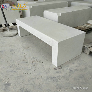Nuevo Banco de Hormigón GRC Magic Stone para Exteriores, Muebles de Patio de Material UHPC para Paisajismo - Product Image 2