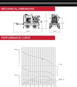 4-In Tot 16-In Oem Hogedruk <span class=keywords><strong>Diesel</strong></span> Waterpompen Vacuümpomp Voor Landbouwirrigatie - Product Image 5