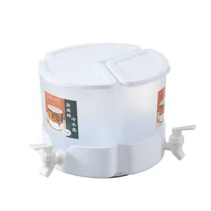 Tiktok Hot BPA Free Home 5.2L Dispensador de bebidas de grande capacidade torneira refrigerada balde de água rotativa 3 grade chaleira fria