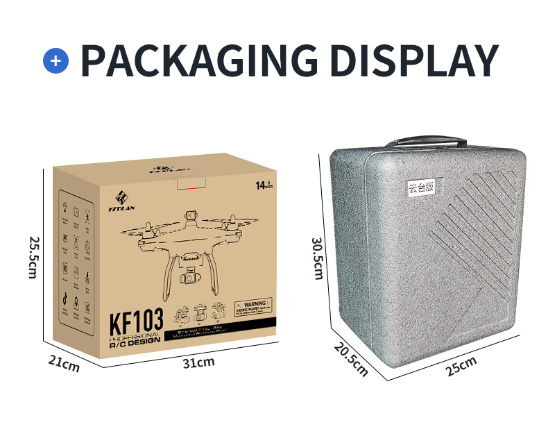 KFPLAN KF103 Drone, PACKAGING DISPLAY 142 1 Ke103_@E@ Ric