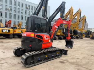 Miniexcavadora Kubota U55-4 Original de Japón, Excavadora Hidráulica Usada de 5.5 Toneladas en Perfectas Condiciones de Funcionamiento - Product Image 4