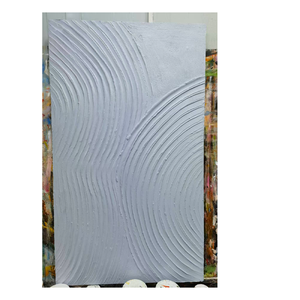 Peinture décorative moderne simple abstraite 3D en grès de grande taille pour entrée, salon, chambre à coucher LY-260511-072 Grès - Product Image 5