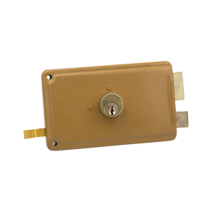 Serrure de porte silencieuse en laiton antique, résistante aux intempéries, économique, pour la restauration de maisons anciennes, avec boutons en laiton et <span class=keywords><strong>cache</strong></span>-trou de serrure pivotant - Product Image 2