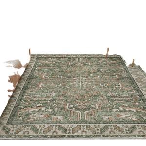 Tapis persan XYY rectangulaire 8x10 antidérapant pour salon, chambre, bureau, entrée, style ethnique vintage - Product Image 2