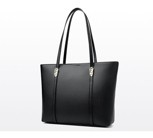 RAYLON 时尚奢华设计师品牌大容量便携手提包单肩手提包女式 PU 皮革拉链环保购物包 - Product Image 2